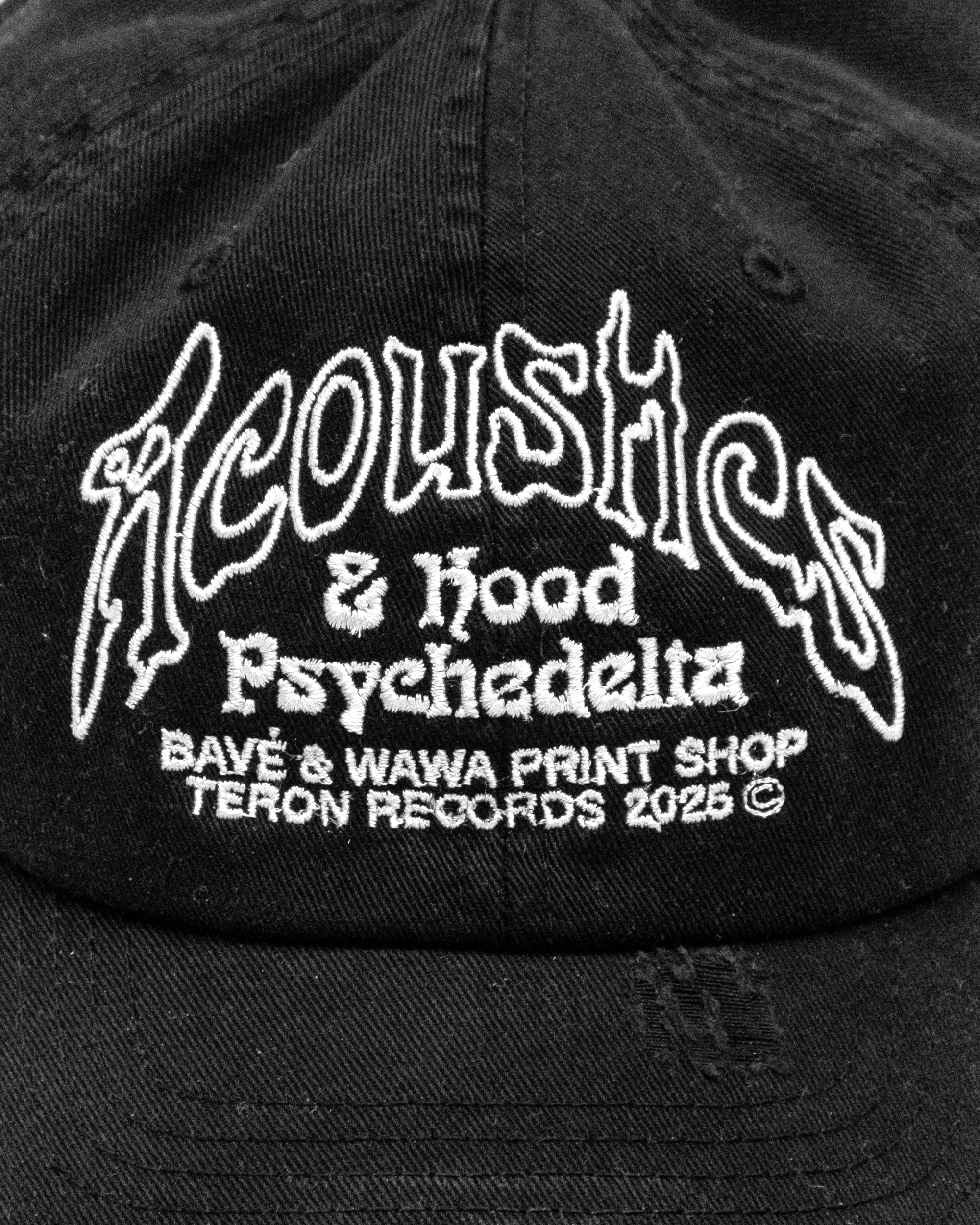 ACOUSTICS & HOOD PSYCHEDELIA CAP