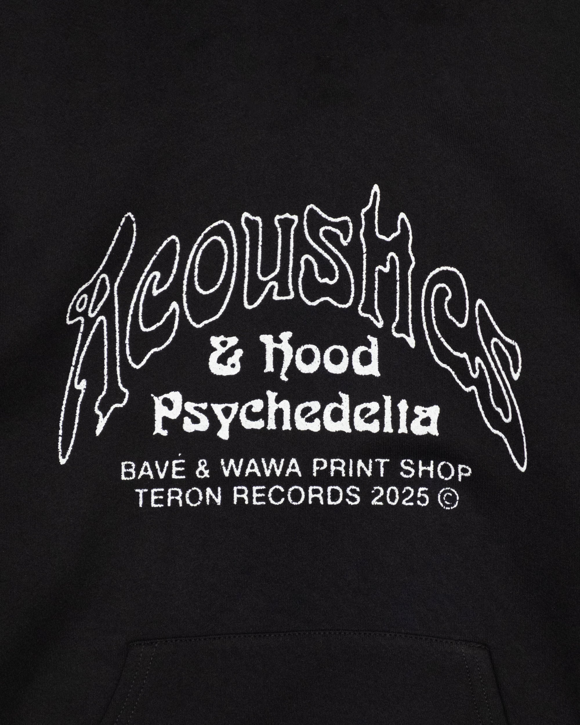 ACOUSTICS & HOOD PSYCHEDELIA HOODIE